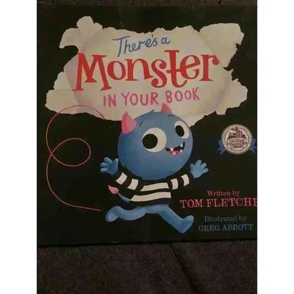 Children's Book, Unbranded, Monster in Your Book, Blue - Picture 1 of 5